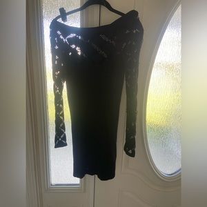 Navy Blue Bebe Dress